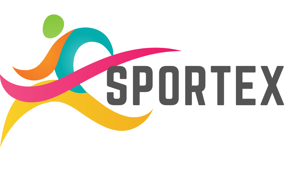 Sportex logo su pavadinimu