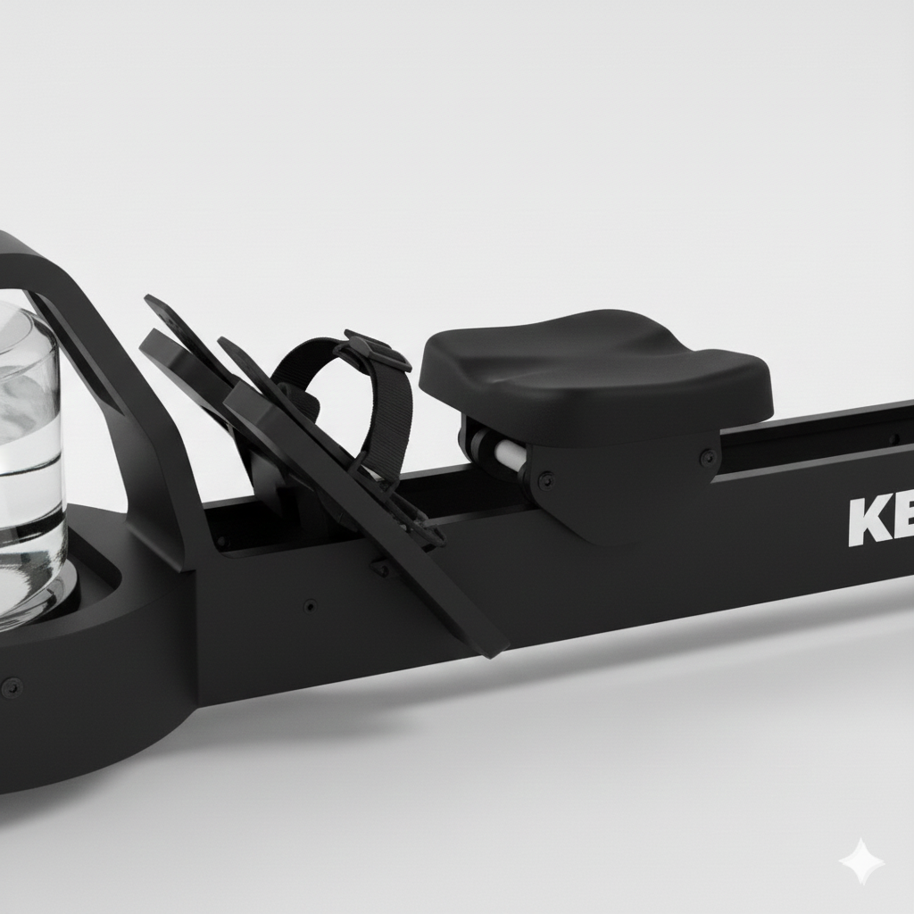 Sportex irklavimo treniruoklis KETTLER ROWER H2O pedalai