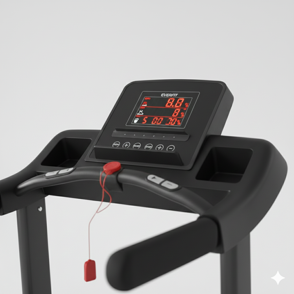 Sportex bėgimo takelis EVERFIT TFK-SLIM-MAG ekranas