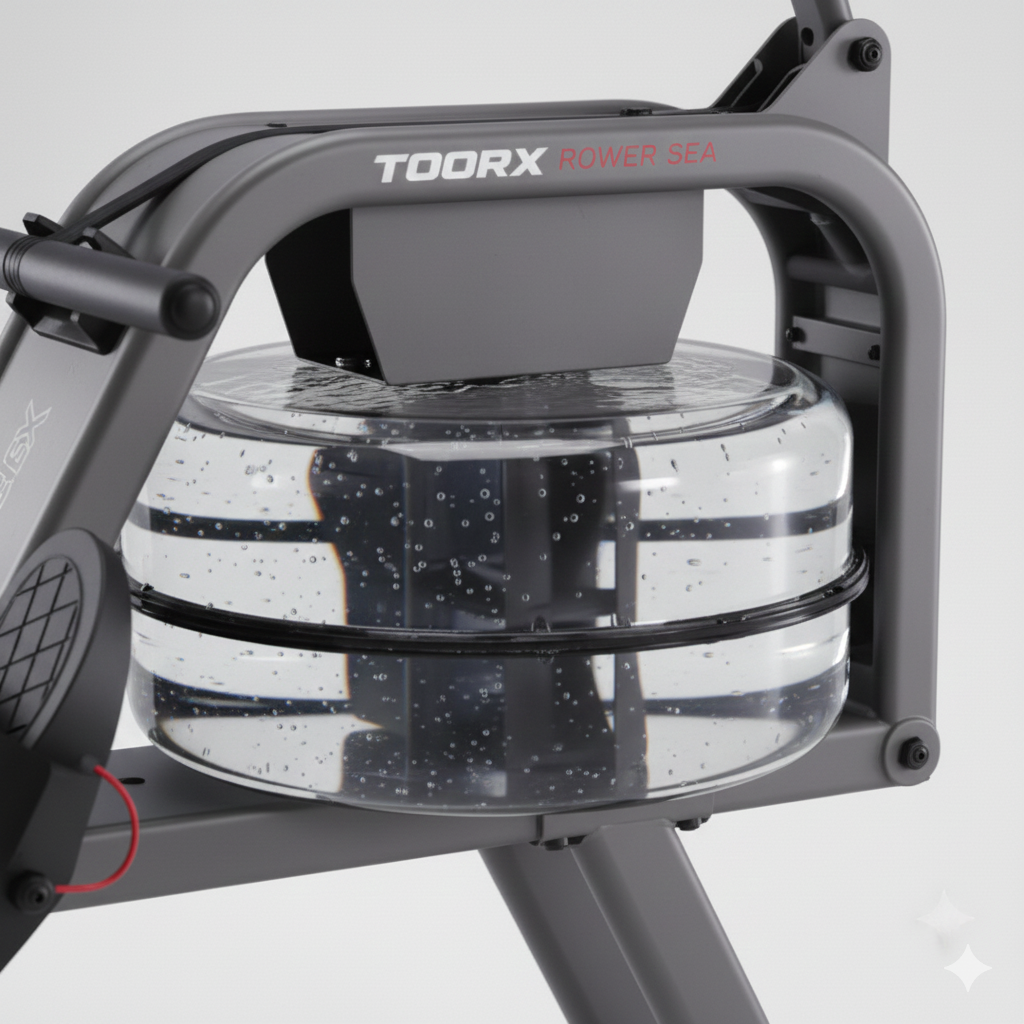 Sportex irklavimo treniruoklis TOORX ROWER SEA vandens tankas